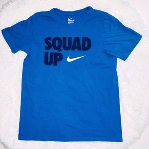 Nike Squad Up Blue Boys T-Shirt